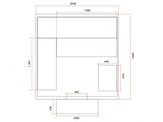 SAUNA EXTERIOR B200E 1