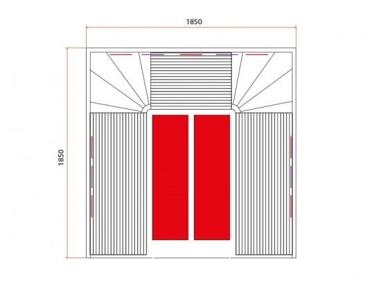 SAUNA INFRARROJOS CP6 1